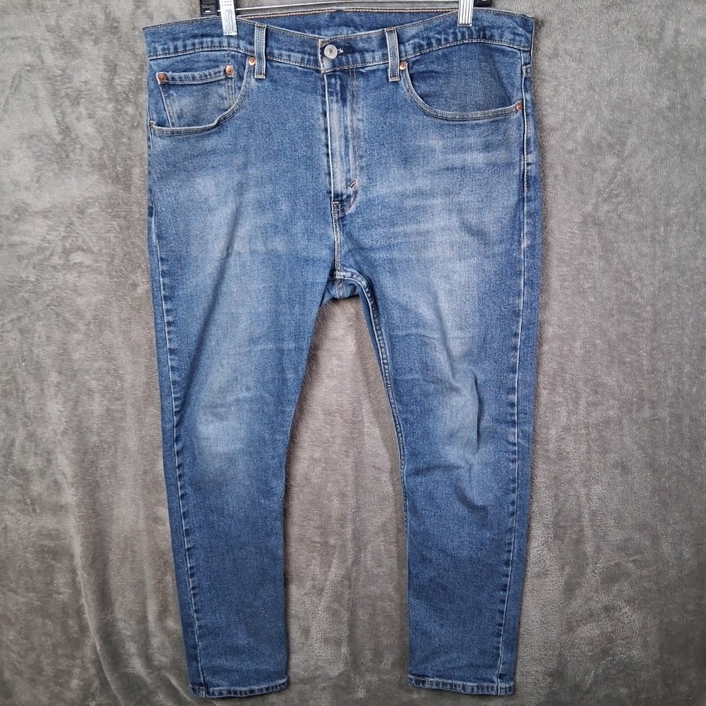 Levis 512 Mens 36x30 Slim Taper Fit Blue Stretchable Denim 5 Pockets Casual Work